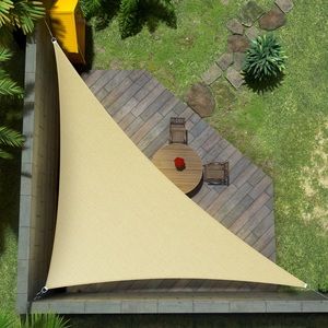Sun🌞Shade Sail Canopy 16' x 16' x 16' BEIGE